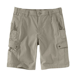 CARHARTT RUGGED FLEX RELAXED FIT RIPSTOP CARGO WORK SHORT- GREIGE