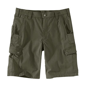 CARHARTT RUGGED FLEX RELAXED FIT RIPSTOP CARGO WORK SHORT- BASIL