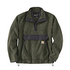 CARHARTT RELAXED FIT SNAP FRONT JACKET- BASIL HEATHER