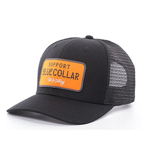 TROLL FORTIFY VURVED BRIM HAT-BLACK/ORANGE