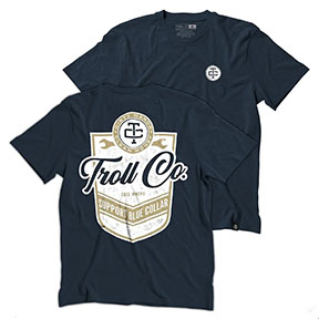 TROLL BANNER TEE-NAVY