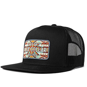 TROLL BARRICADE SNAPBACK HAT-BLACK/MOJO