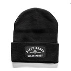 TROLL DIRTY HANDS CLEAN MONEY CLASSIC BEANIE-BLACK