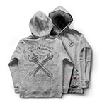 TROLL TWISTED WRENCHES HOODIE-GRAY
