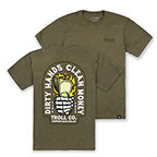 TROLL GREEN BACK TEE-MILITARY GREEN