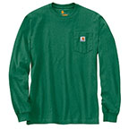 CARHARTT WORKWEAR LONG-SLEEVE POCKET T-SHIRT- NORTH WOODS HEATHER