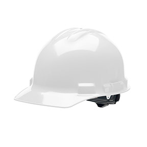 DUO SAFETY™, HARD HAT, CAP, 4-POINT, RATCHET, WHITE