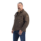 ARIAT REBAR DURACANVAS SHERPA-LINED COAT- WREN