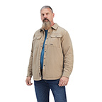 ARIAT REBAR CLASSIC CANVAS SHIRT JACKET- REBAR KHAKI