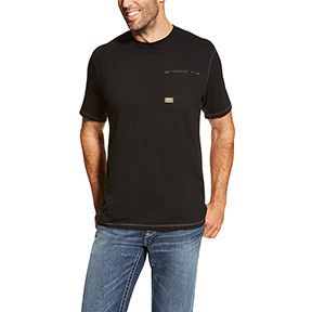 ARIAT REBAR WORKMAN SHORT SLEEVE T-SHIRT- BLACK