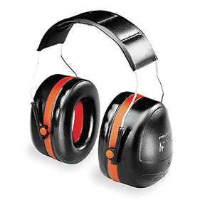 30DB OVER-THE-HEAD BLACK/RED EARMUFFS