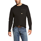 ARIAT REBAR WORKMAN LONG SLEEVE T-SHIRT- BLACK