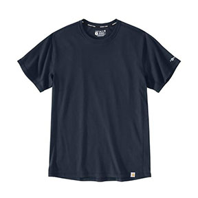 CARHARTT FORCE RELAXED FIT MIDWEIGHT SHORT-SLEEVE T-SHIRT- NAVY