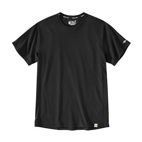 CARHARTT FORCE RELAXED FIT MIDWEIGHT SHORT-SLEEVE T-SHIRT- BLACK