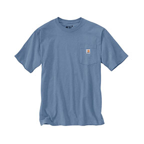 CARHARTT K87 T-SHIRT -SKYSTONE HEATHER
