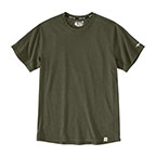 CARHARTT FORCE RELAXED FIT MIDWEIGHT SHORT-SLEEVE T-SHIRT- BASIL HEATHER